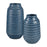 Atlas Lighting Camden Small Vase, Dark Blue
