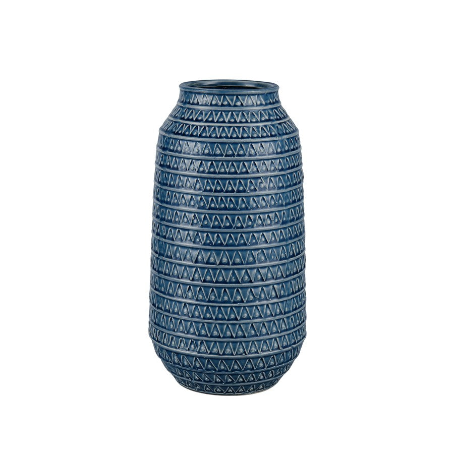 Atlas Lighting Camden Large Vase, Dark Blue
