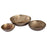 Atlas Lighting Carling Bowl, Set of 3, Oxidized Nickel