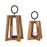 Atlas Lighting Carmel Lantern, Set of 2, Natural
