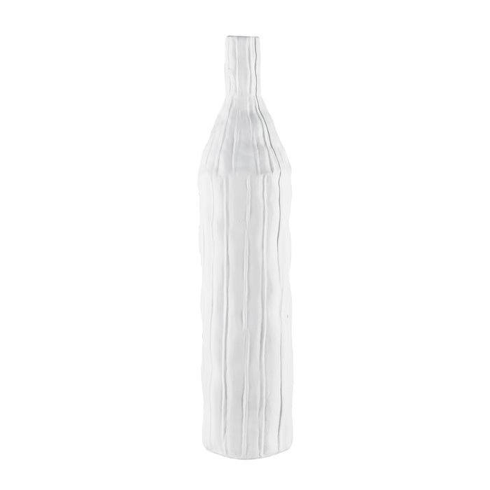 Atlas Lighting Carter Vase, Striped Black/White