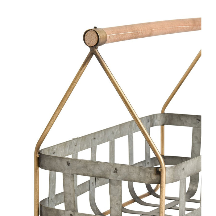 Atlas Lighting Catcliffe Basket, Set of 2, Galvanized