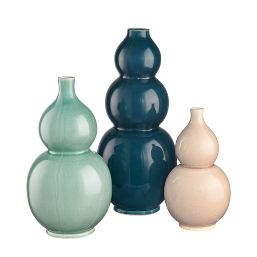 Atlas Lighting Celia Medium Vase, Seafoam Green