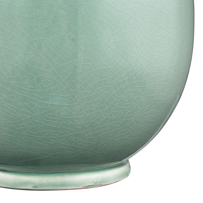 Atlas Lighting Celia Medium Vase, Seafoam Green