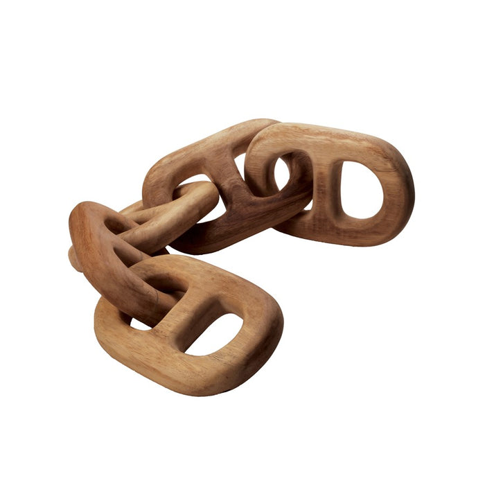 Atlas Lighting Chain Link Decorative Object, Natural