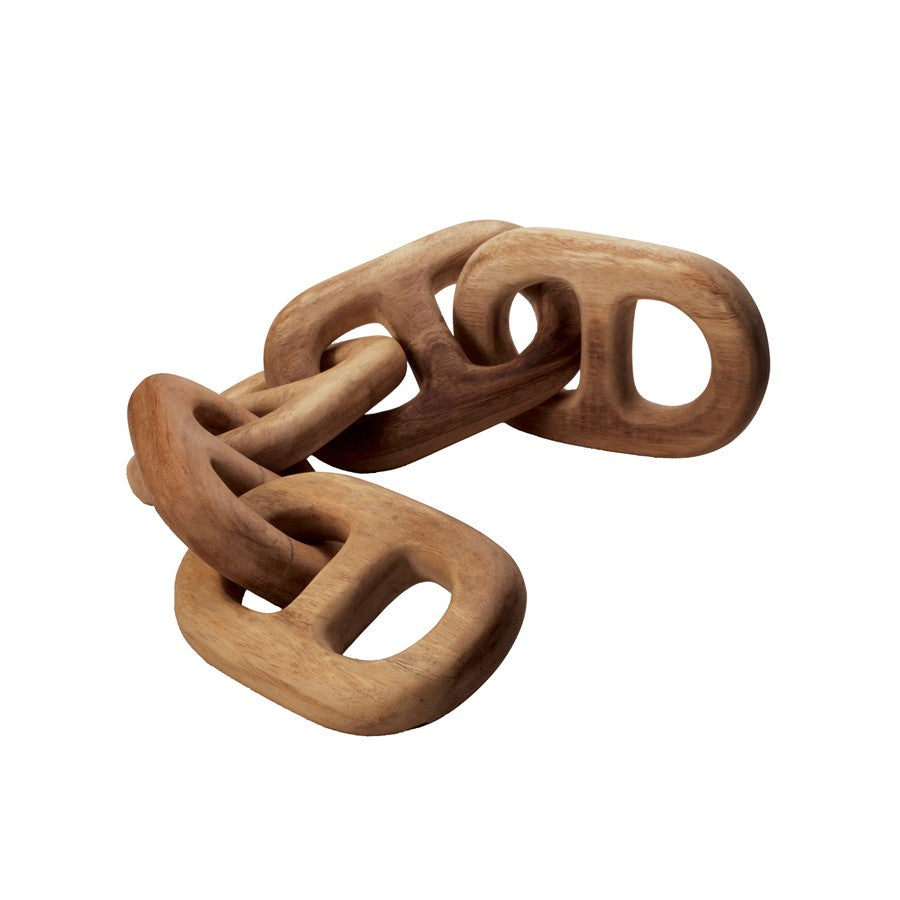 Atlas Lighting Chain Link Decorative Object, Natural