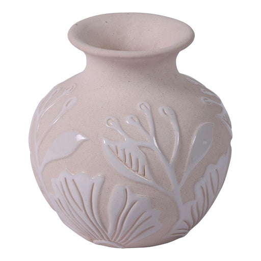 Atlas Lighting Charlotte Vase, Round, Cream