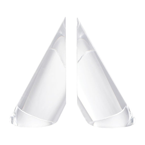 Atlas Lighting Chilling Bookend, Set of 2, Clear