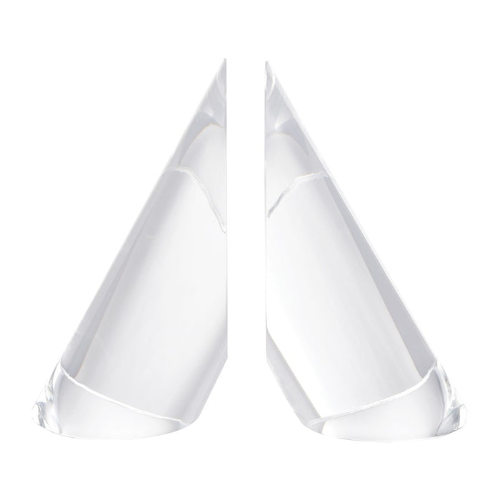 Atlas Lighting Chilling Bookend, Set of 2, Clear