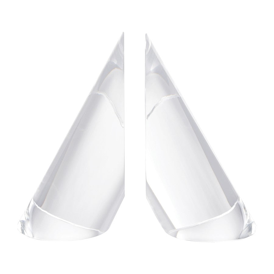 Atlas Lighting Chilling Bookend, Set of 2, Clear