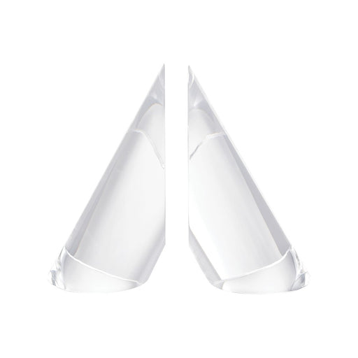 Atlas Lighting Chilling Bookend, Set of 2, Clear