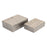 Atlas Lighting Chloe Box, Set of 2, Silver