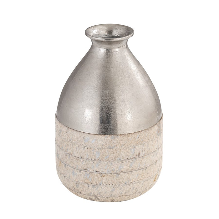 Atlas Lighting Chloe Small Vase, Silver