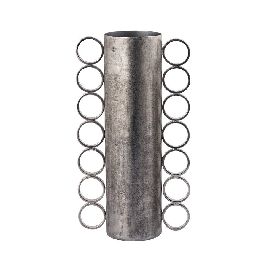 Atlas Lighting Cirq Large Vase, Antique Nickel