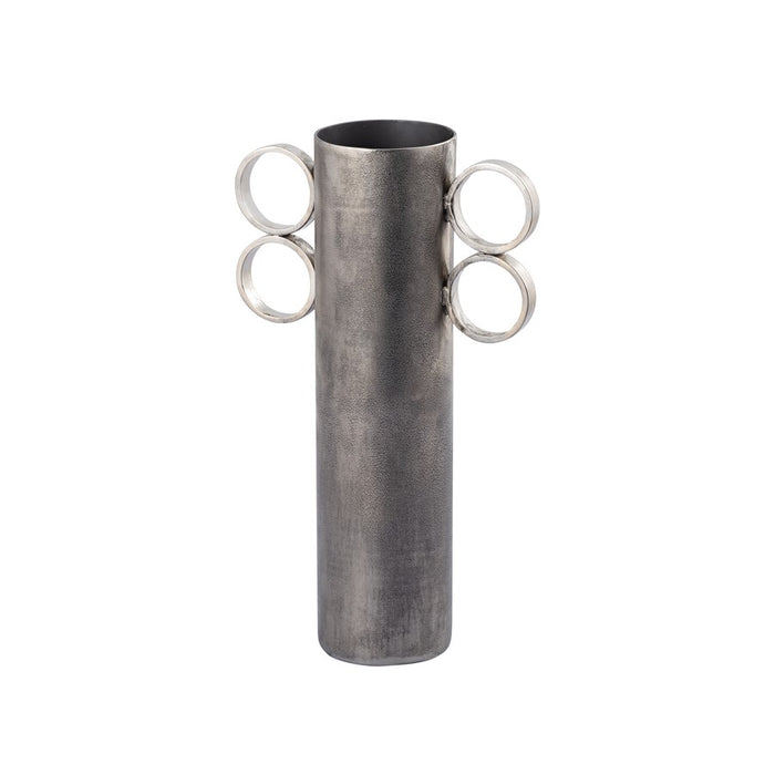 Atlas Lighting Cirq Small Vase, Antique Nickel
