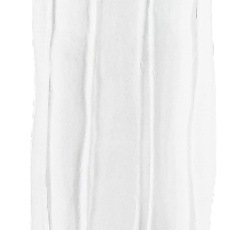 Atlas Lighting Clark Vase | Matte White Earthenware | Living Room & Entryway Decor | 3.25 x 3.25 x 11.75 in | Model AC11182-01