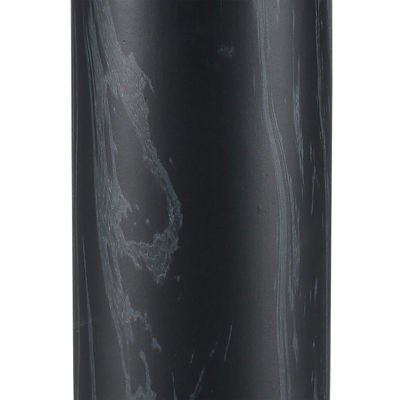 Atlas Lighting Clark 15in Matte Black Earthenware Vase | Modern Contemporary Decor | Living Room & Entryway Display | 3 x 3 x 15 in | Model AC11182-02