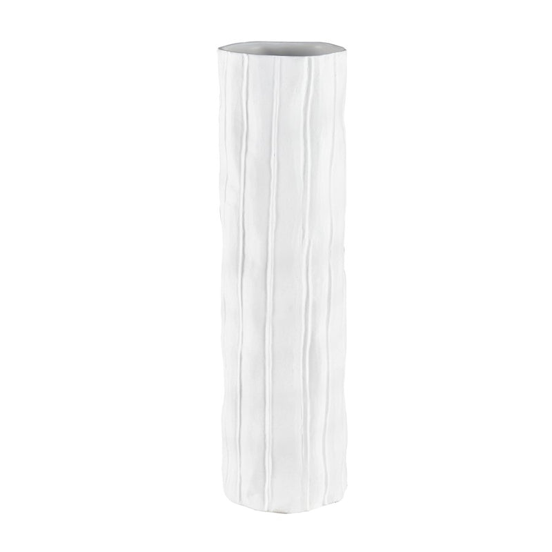 Atlas Lighting Clark Vase, Striped Black/White