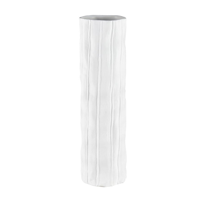 Atlas Lighting Clark Vase, Striped Black/White