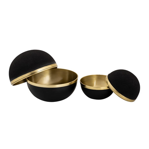 Atlas Lighting Clemmons Box, Set of 2, Black