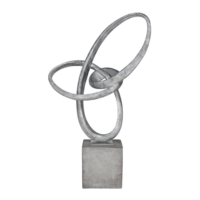 Atlas Lighting Cobey Sculpture, Silver