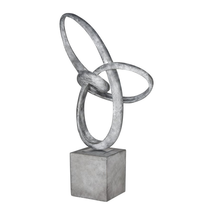 Atlas Lighting Cobey Sculpture, Silver