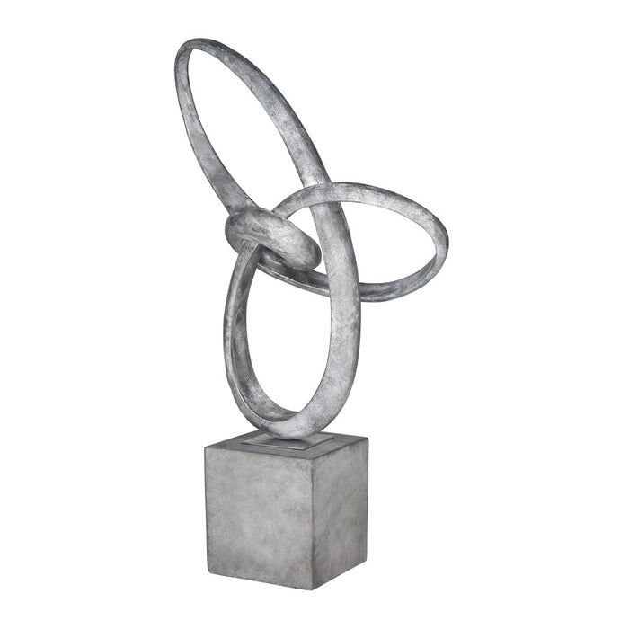 Atlas Lighting Cobey Sculpture, Silver