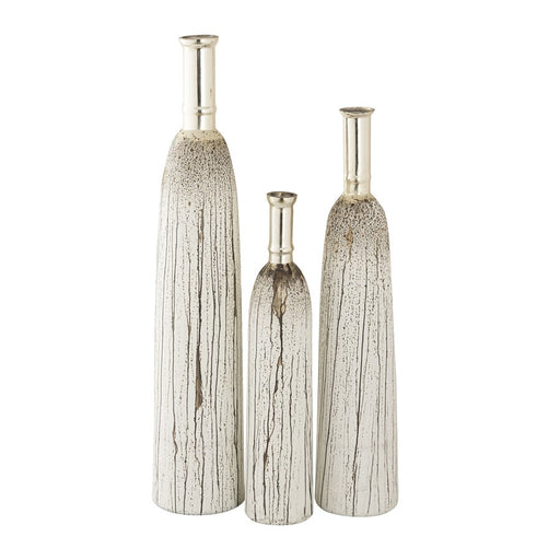 Atlas Lighting Coco Vase, Set of 3, Cream