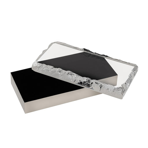Atlas Lighting Cogar Box, Rectangular Polished Nickel