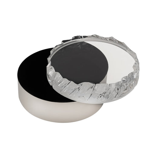 Atlas Lighting Cogar Box, Round Polished Nickel
