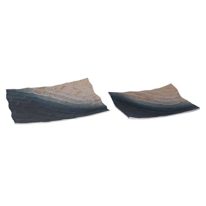 Atlas Lighting Colin Tray Set of 2, Bronze Ombre