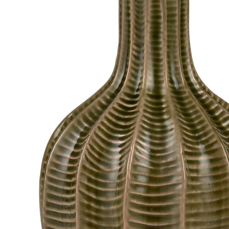 Atlas Lighting Collier Small Vase, Olive