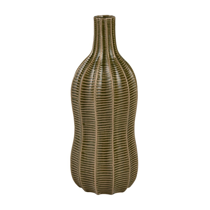 Atlas Lighting Collier Large Vase, Olive