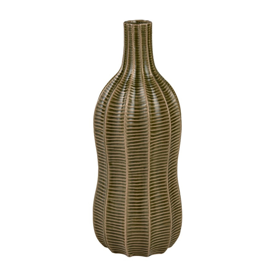 Atlas Lighting Collier Large Vase, Olive