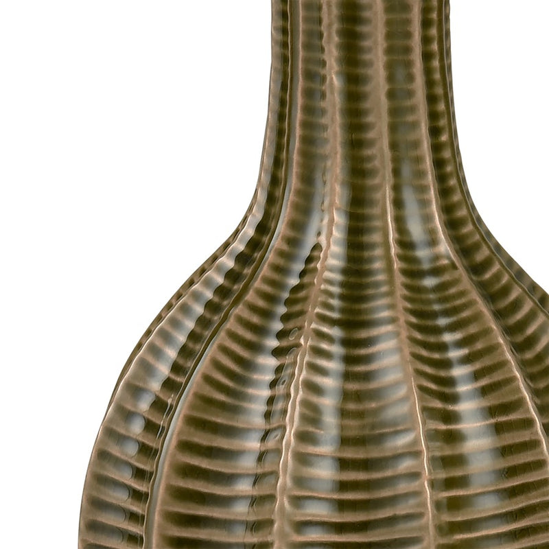 Atlas Lighting Collier Large Vase, Olive