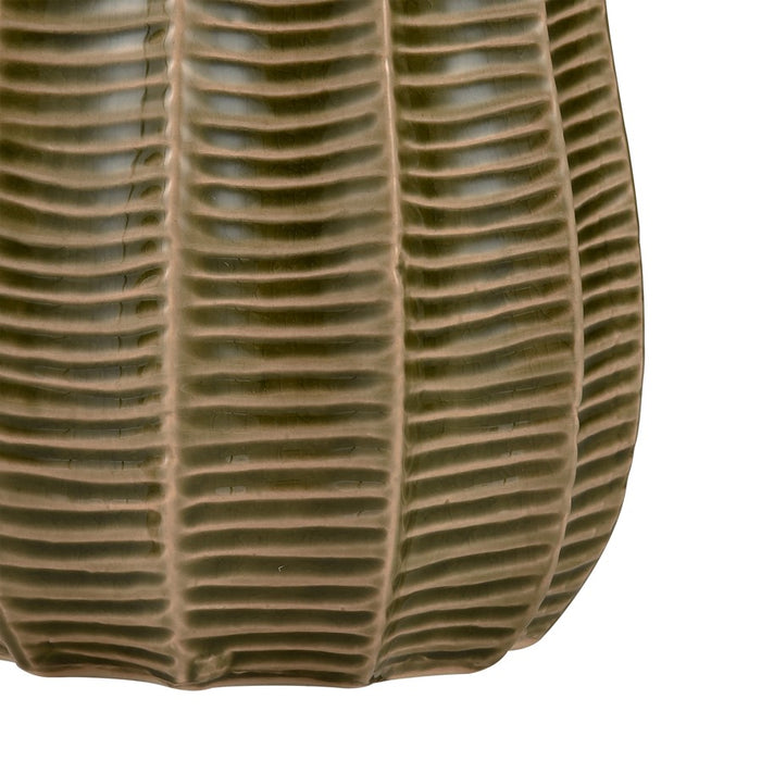 Atlas Lighting Collier Large Vase, Olive