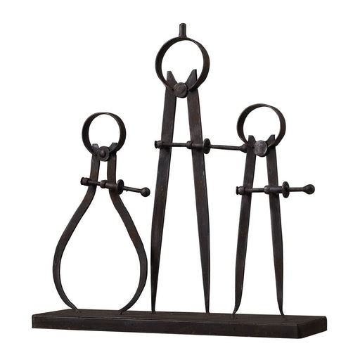 Atlas Lighting Compass/Caliper, Antique Black