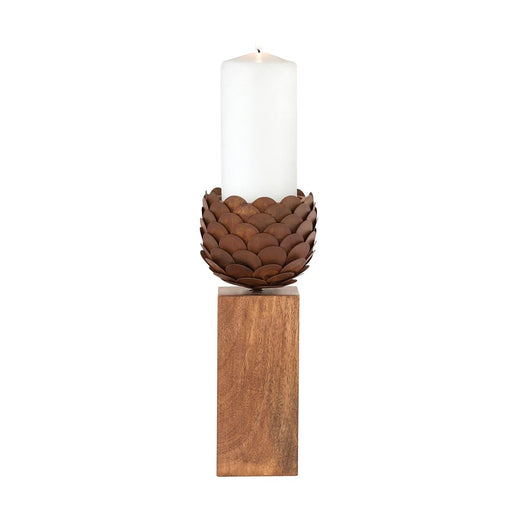 Atlas Lighting Cone Large Candleholder, Oil Rubbed Bronze