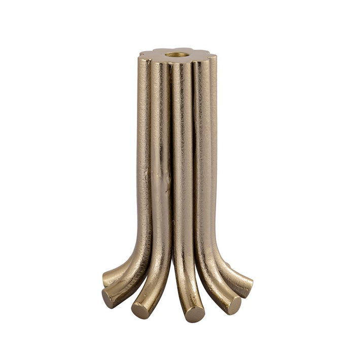 Atlas Lighting Contour Candleholder, Set of 3, Aged Brass