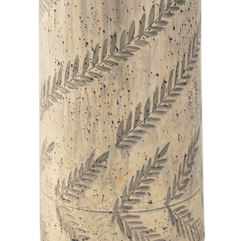 Atlas Lighting Cora 15in Champagne Gold Glass Vase | Transitional Floral Filigree Decor | Living Room & Entryway Accent | Model AC11202-01