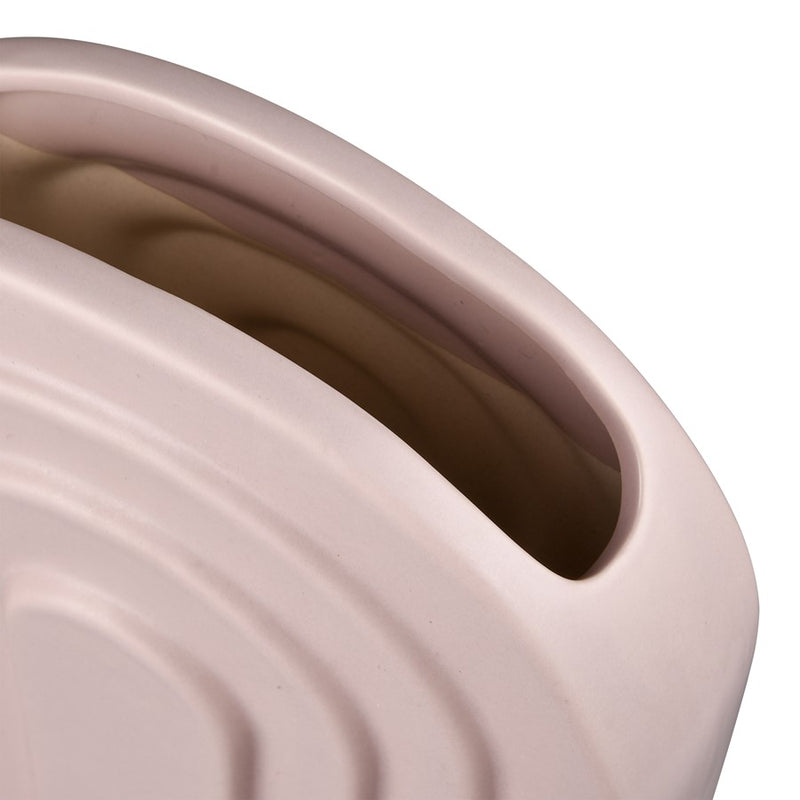 Atlas Lighting Corin Large Vase,Lt Pink