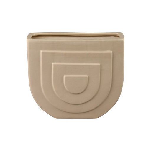 Atlas Lighting Corin Medium Vase, Beige