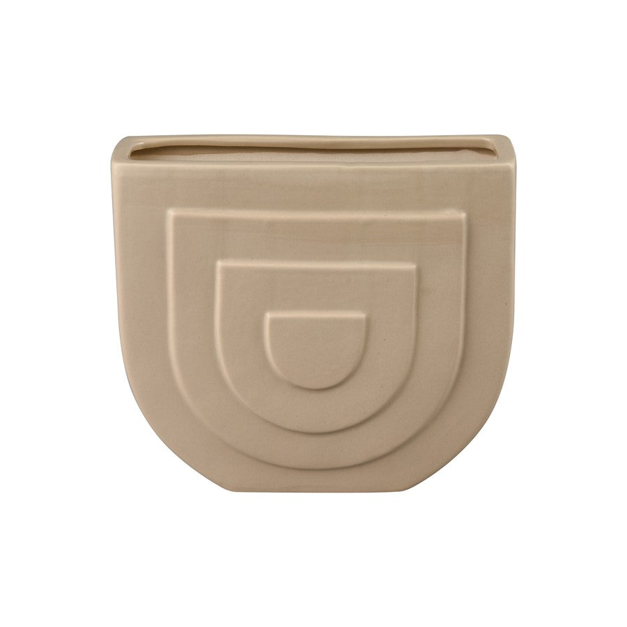 Atlas Lighting Corin Medium Vase, Beige