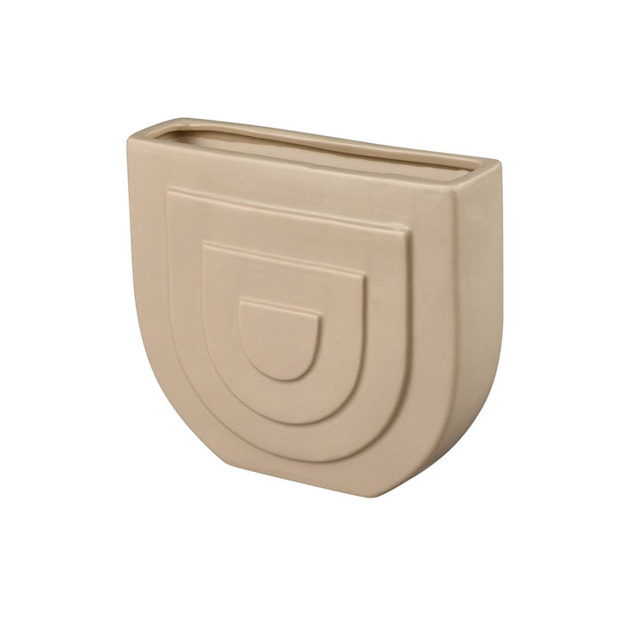 Atlas Lighting Corin Medium Vase, Beige