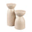 Atlas Lighting Corre Large Candleholder, Cream