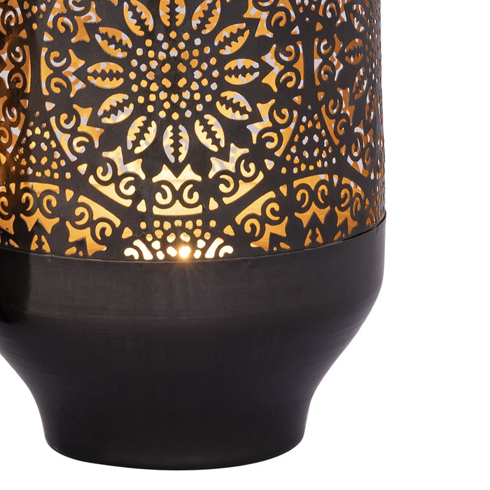 Atlas Lighting Culler Lantern Set of 2, Gloss Black