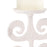 Atlas Lighting Curled Fern Candleholder, White