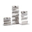 Atlas Lighting Curve Candleholder, Set of 3, Polished Nickel