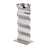 Atlas Lighting Curve Candleholder, Set of 3, Polished Nickel