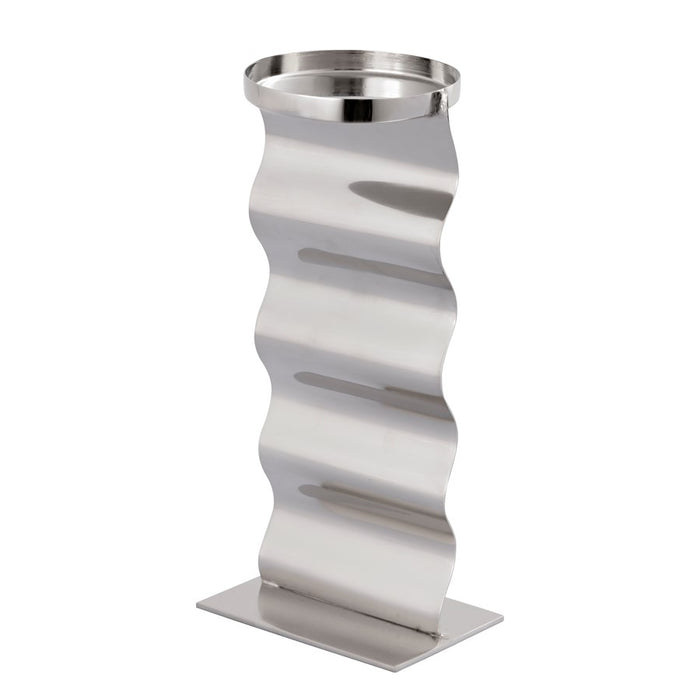 Atlas Lighting Curve Candleholder, Set of 3, Polished Nickel